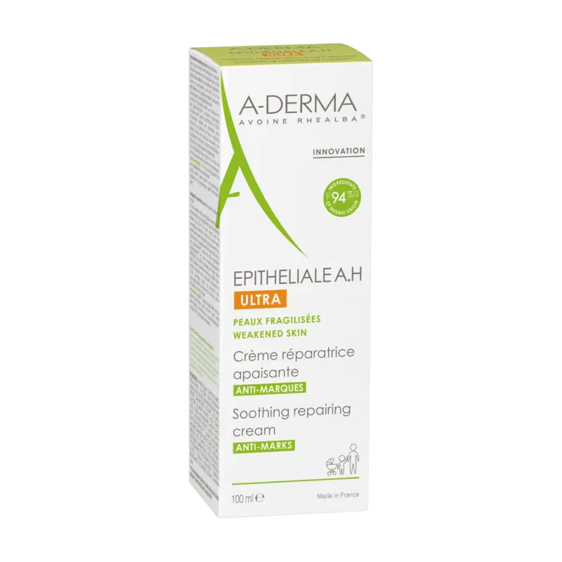 A-Derma Epitheliale A.H Ultra: Crema Reparadora Calmante Antimarcas 100 ml