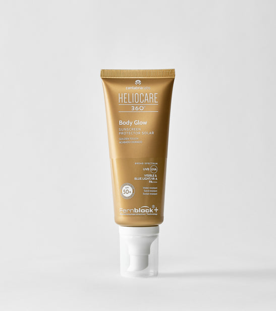 Heliocare 360º Body Glow SPF 50+: Fotoprotector Corporal Iluminador 100ml