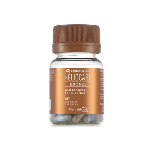 Heliocare Bronze: Acelerador del Bronceado y fotoprotector 60 Cápsulas