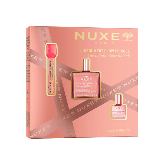 Nuxe Cofre Luminosidad Infinita en Rosa - Ritual Facial Completo
