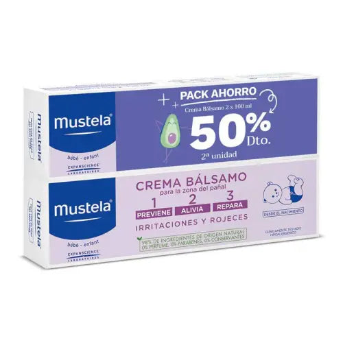 Mustela Crema Bálsamo - Pack Duplo 2 x 100 ml